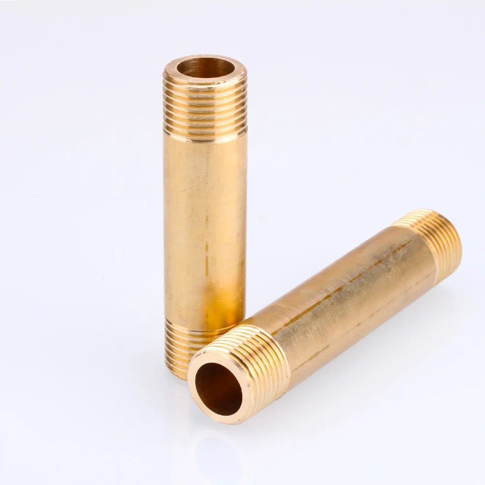 -Cobre de alambre externo directo G1/2 BSP tubo de extensión de tubo de cobre externo diente extensión roscada conjunta de cobre accesorios -Cobre de alambre externo directo G1/2 BSP tubo de extensión de tubo de cobre externo diente extensión roscada conjunta de cobre accesorios