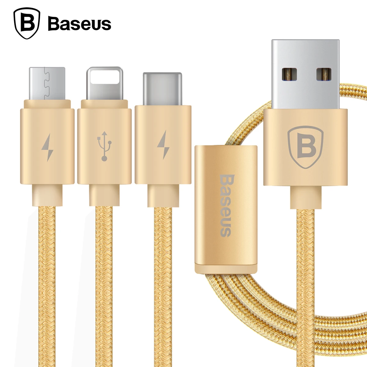 aliexpress buy baseus 3 in 1 charging cable for lightning micro usb type c multi charger aliexpress buy baseus 3 in 1 charging cable for lightning micro usb type c multi charger