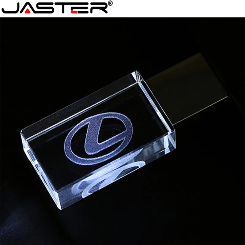 JASTER lexus crystal+ металлический USB флеш-накопитель 4 ГБ 8 ГБ 16 ГБ 32 ГБ 64 ГБ 128 Гб Внешняя карта памяти u диск