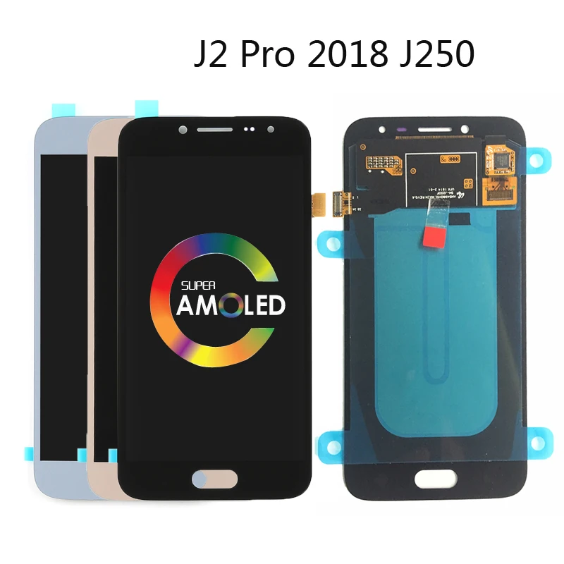 

5inch ORiginal AMOLED LCD For Samsung Galaxy J2 pro 2018 lcd J250 J250F Display touch screen assembly