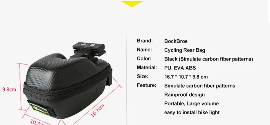 Sale ROCKBROS Bike Bag Carbon Fiber Pattern Bike Saddle Bag Waterproof Bicycle Rear Bag Large Capacity Back Bags MTB Road 9 Sale ROCKBROS Bike Bag Carbon Fiber Pattern Bike Saddle Bag Waterproof Bicycle Rear Bag Large Capacity Back Bags MTB Road 9