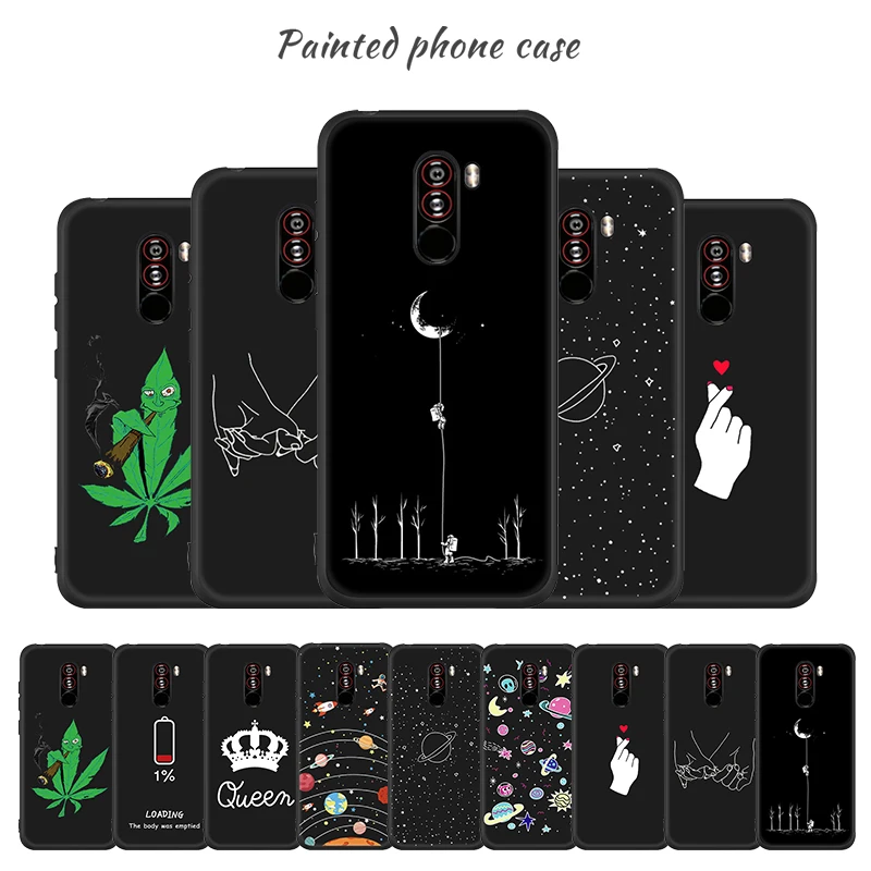 

Case For Xiaomi Redmi 4X 5 Plus Note 5 5 6A 5A 6 S2 Case Cover TPU Patterned Shell For Xiaomi Pocophone F1 Mi A2 Lite 6X A2 8
