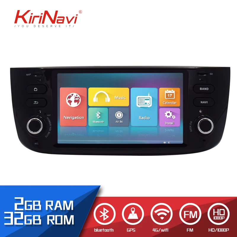 

KiriNavi 6.2" HD Touch Display Android 9.0 For Fiat Linea 2012- 2015 Car Radio MP5 Audio GPS Navigation Multimedia Play