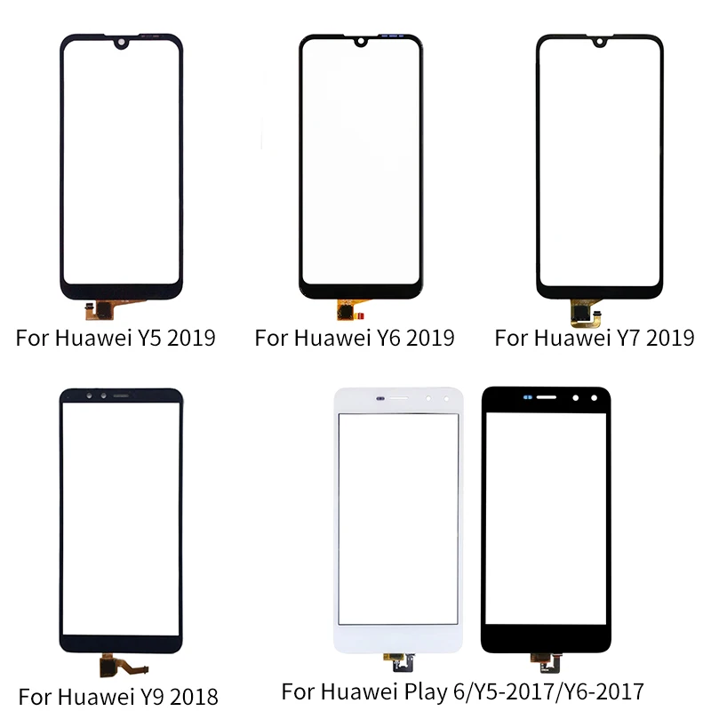 Netcosy для HUAWEI Y5 Y6 Y7 Y9 сенсорный экран дигитайзер Передняя Сенсорная панель стеклянная линза для Honor 6 Play Y5- Y6