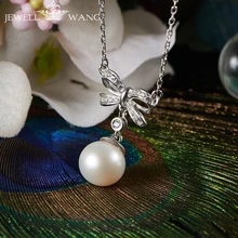 Ювелирное ювелирное изделие, жемчужное ожерелье, абсолютно новое, 925 пробы, серебряное, Жемчужное ювелирное изделие, Очаровательное ожерелье, Женская жемчужная подвеска