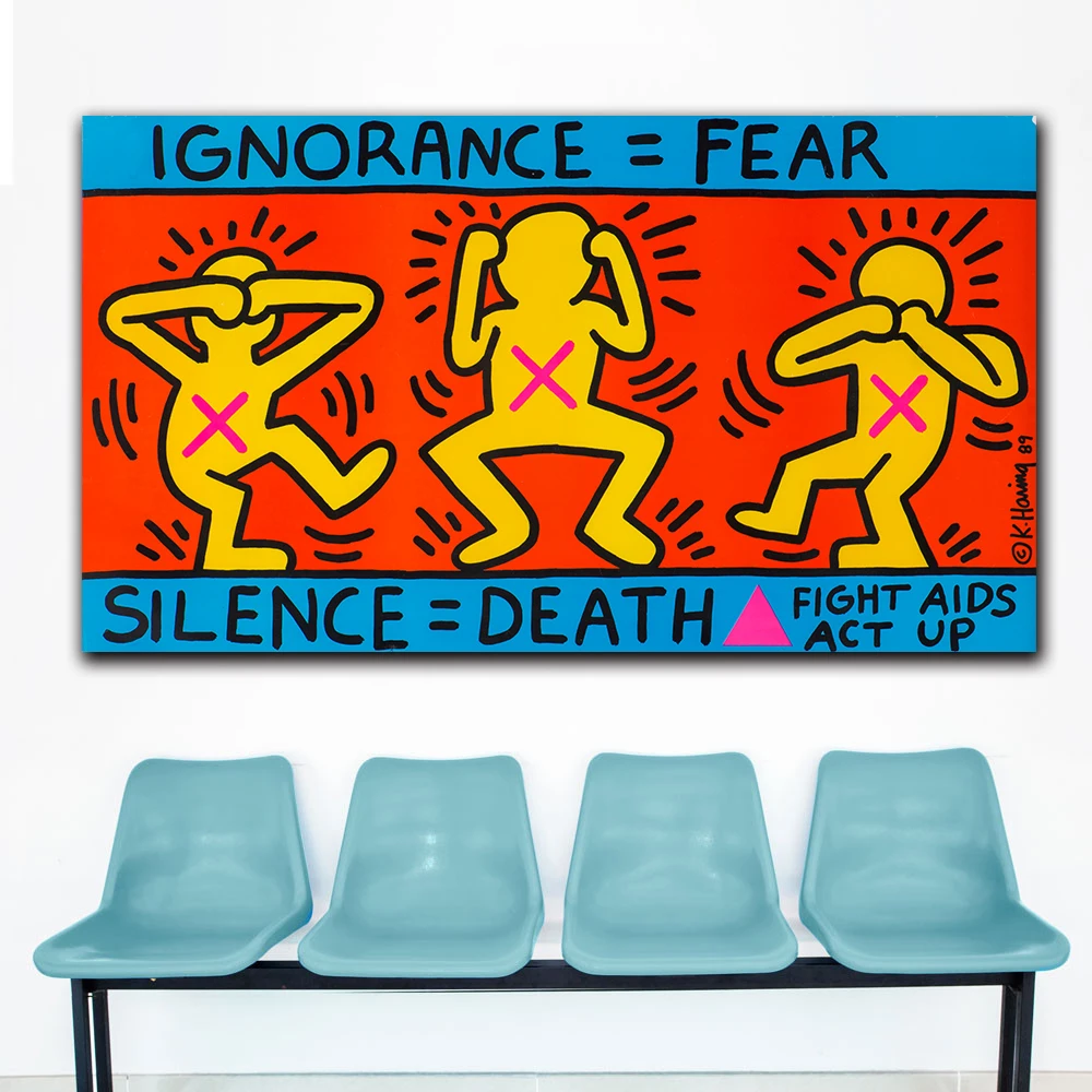Keith-Haring-Ignorance-Fear-1989 125 2