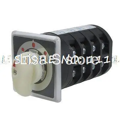

Ui 690V Ith 40A ON/OFF/ON 16 Screw Terminals Universal Rotary Changeover Switch