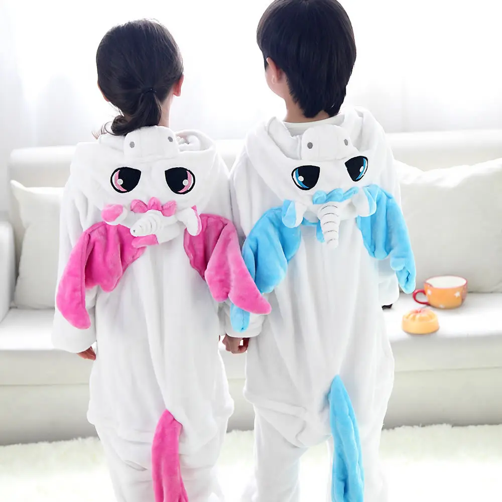 Children Animal Onesie Unicorn Pajamas For Kids Halloween Cosplay Costume For Girls Boys Pijama Infantil Menino