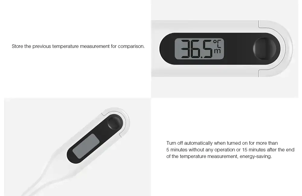 XIAOMI Digital medical electronic Thermometer oral armpit dual-use digital thermometer Child Baby speed electronic thermometer