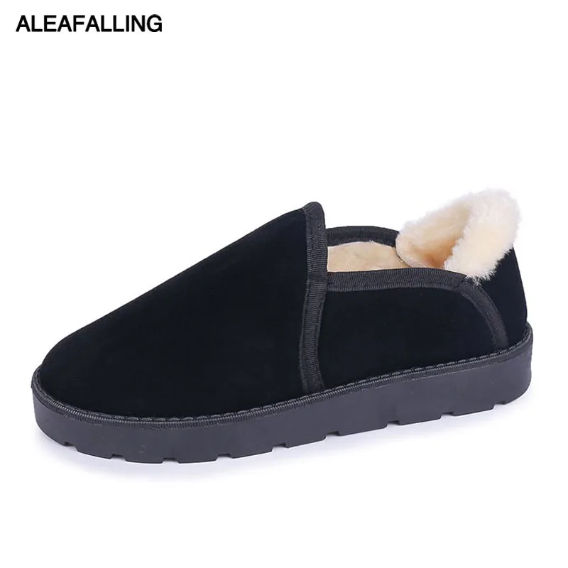 

Aleafalling Women WInter Shoes Flock Girl's Cute Women Snow Boots Thicken Fashion Zapatos Mujer Girl's Mature Boots WBT223