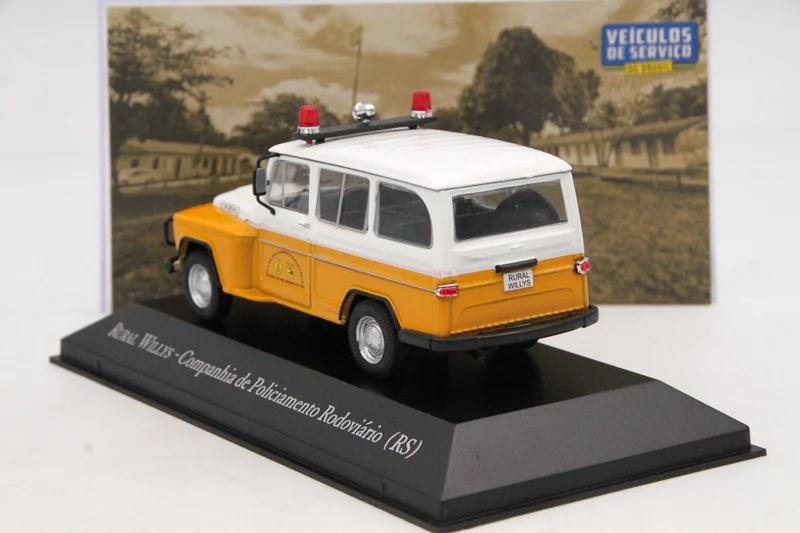 IXO Алтая 1:43 Весы сельских Willys Companhia de policiamento rodoviario RS Игрушечные лошадки модели автомобилей литой Ограниченная серия коллекции