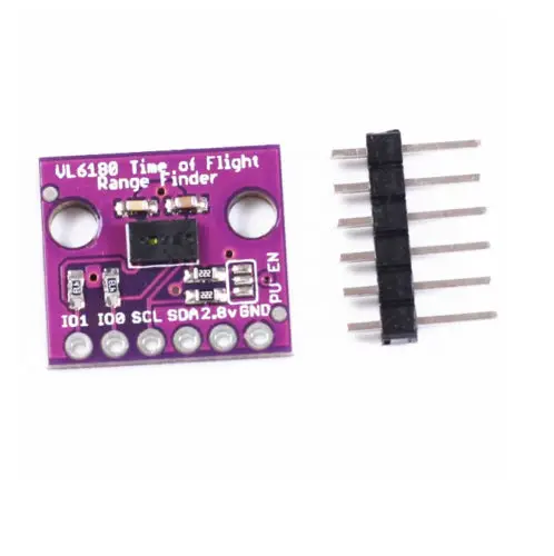 

2 PCS VL6180X Time-of-Flight Distance Sensor Carrier with Voltage Regulator