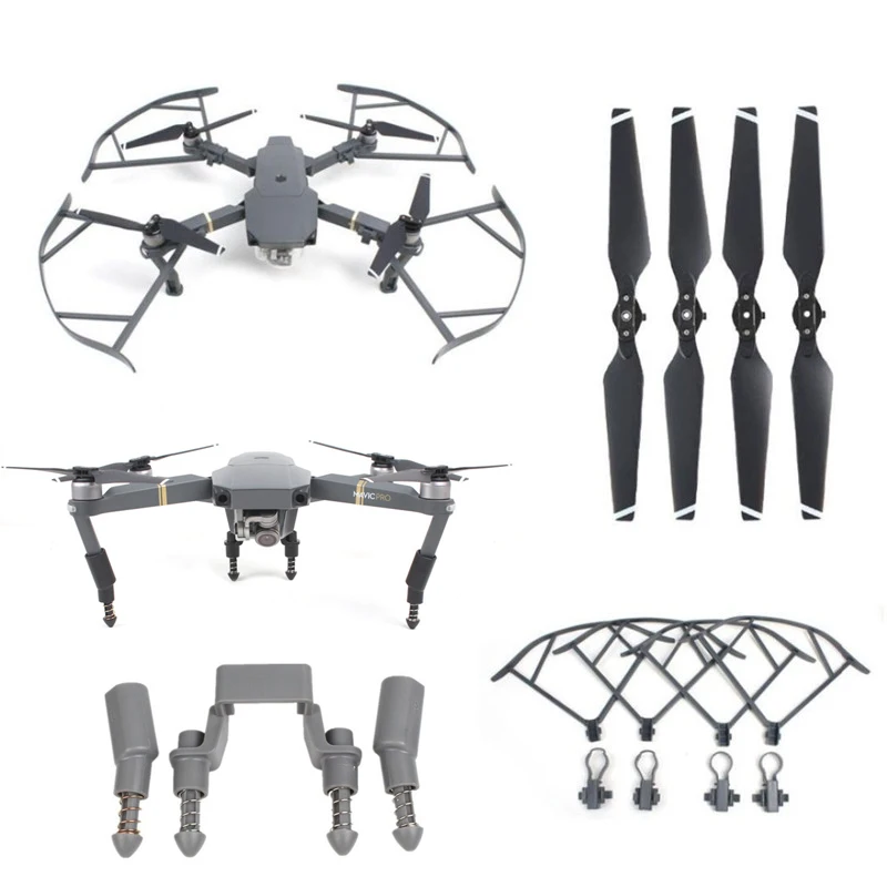 3в1 Для DJI Mavic Pro Аксессуары посадочная Шестерня усиленная амортизирующая ножка 8 3