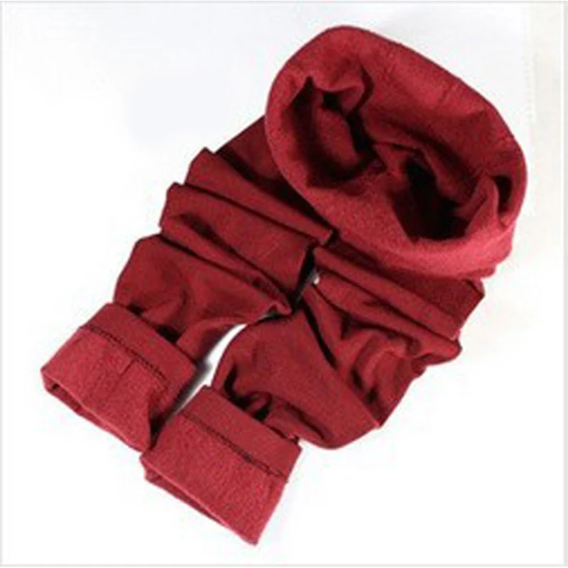 Red Ankle Tights 2 вида, повседневные трикотажные женские колготки, одноцветные, Осень-зима, плотные теплые колготки, колготки, женские, теплые, эластичные, тонкие колготки - Цвет: Red Ankle Tights