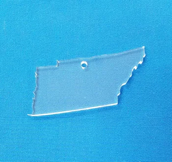 

Acrylic STATE TENNESSEE Keychain Blanks,Laser Cut key chains