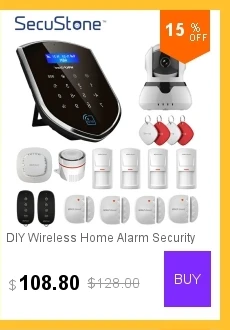 Controle Remoto Preto Keyfobs para Assaltante Sistema de Alarme Home Sceurity YK-06