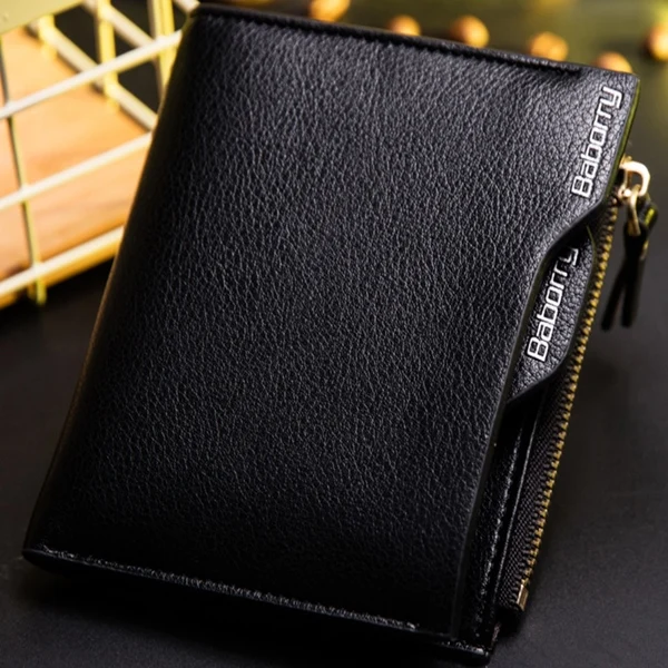 Men Wallet with Coin Pocket Wallet ID Card holder Purse Clutch with zipper Men Wallet T051 Hot Fashi&hellip;