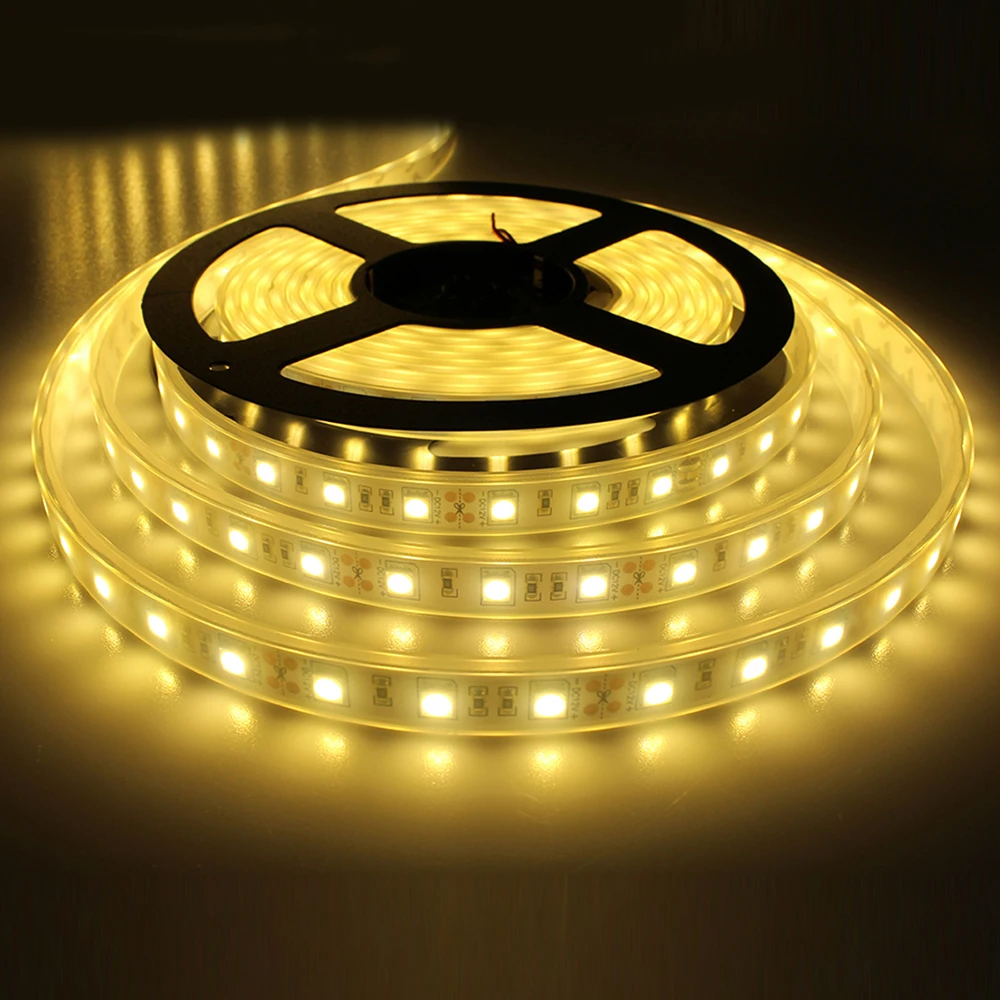 Tanbaby DC12V led Silicon strip lights 5050 SMD 60 led/M waterproof