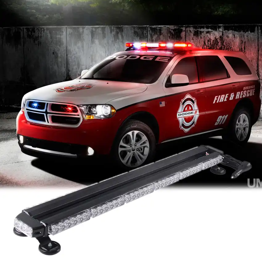 38 Car Warning Flash Strobe Light Bar Tractor Agricultural Avt 38 Car Warning Flash Strobe Light Bar