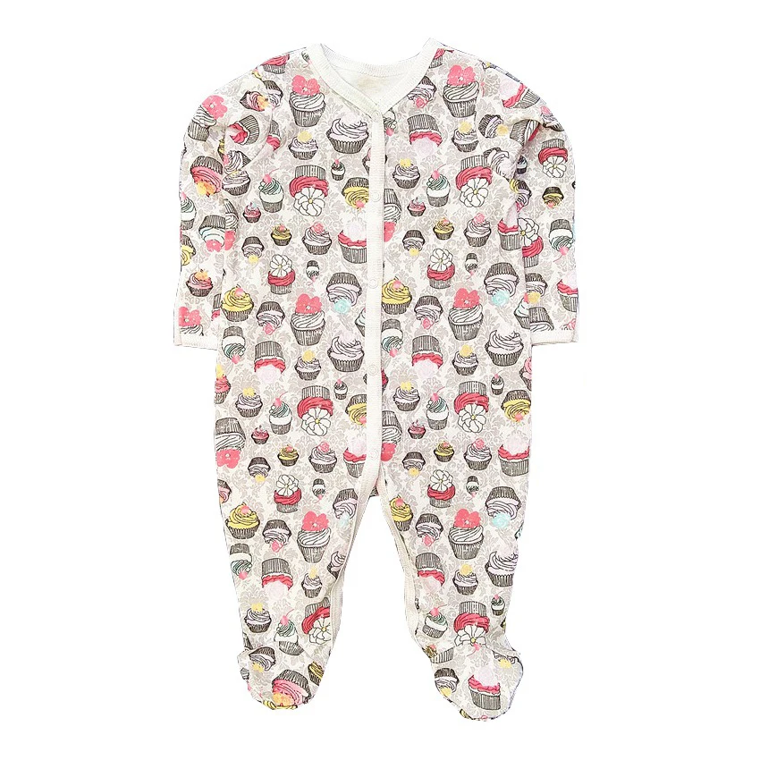 

Baby boy girl romper 2017 Newborn baby clothes 100% cotton long sleeve unisex cartoon cute anti-scratch infant clothing