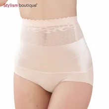 Novas Mulheres Rendas Sensuais Calcinhas Controle Shapers Quentes Cintura Alta Emagrecimento Cueca Suave Trainer Cintura Breve Shapewear das Mulheres
