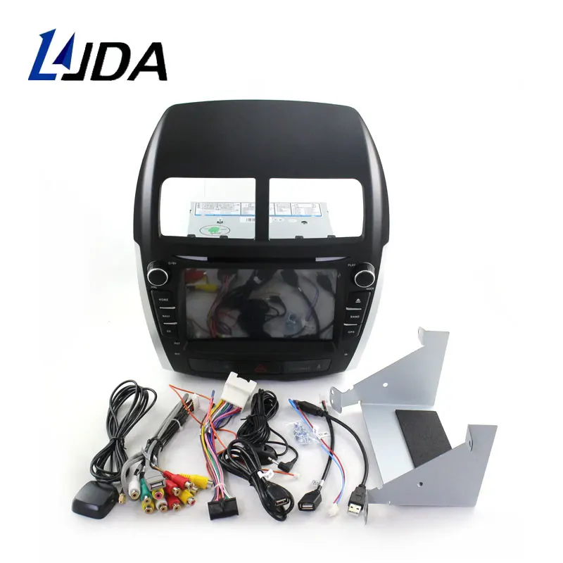 LJDA Android 10 автомобильный dvd-плеер для Mitsubishi ASX peugeot 4008 2010- gps Navi 2Din Автомагнитола 2G ram стерео аудио мультимедиа