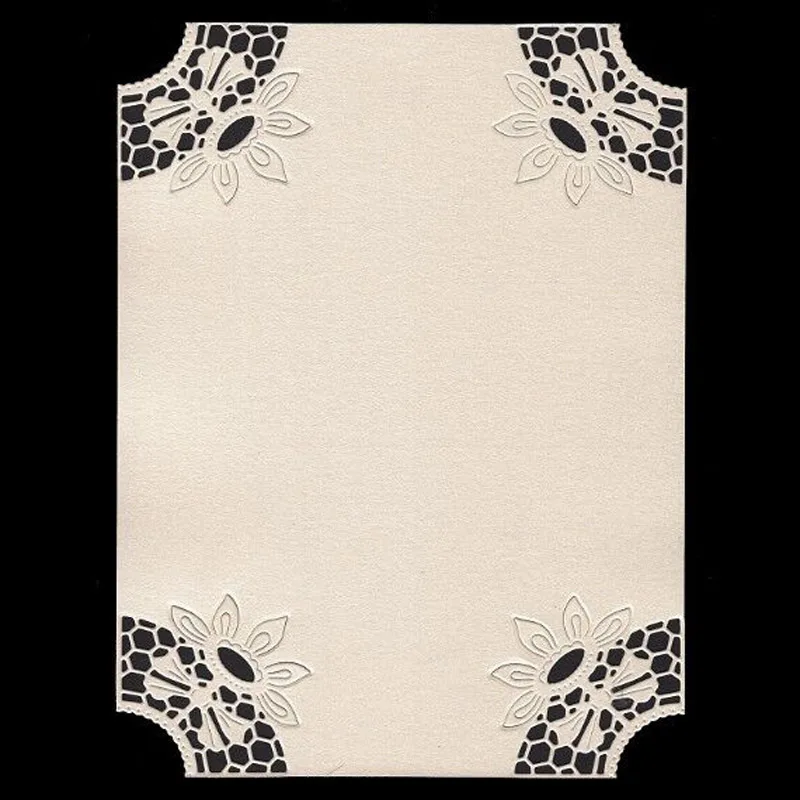

NO.2 Corner lace Metal Cutting Dies For DIY Scrapbooking Embossing Paper Cards Decorative Crafts
