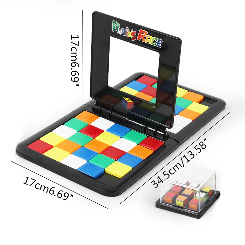 

Puzzle Race Board Game Magic Cubes Toys Learning Tool Puzzle Educational Puzzles Toys For Kids Adults Funny Family Party Games