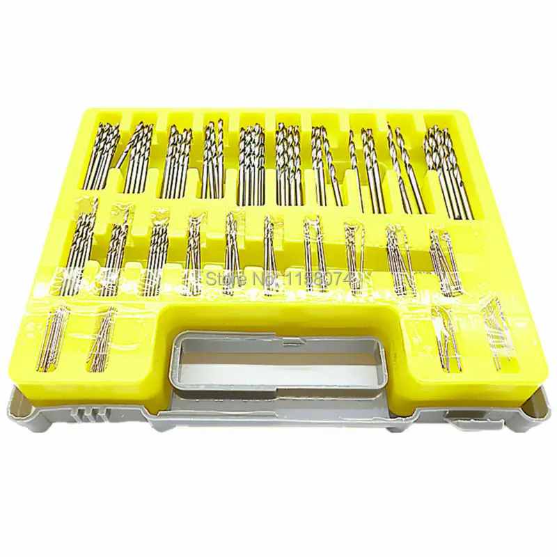 150pc Micro Hss Twist Drill Bit Set Craft Mini Rotary Tools 0.4mm-3.2mm Small Precision Power Pcb Modelling | Инструменты