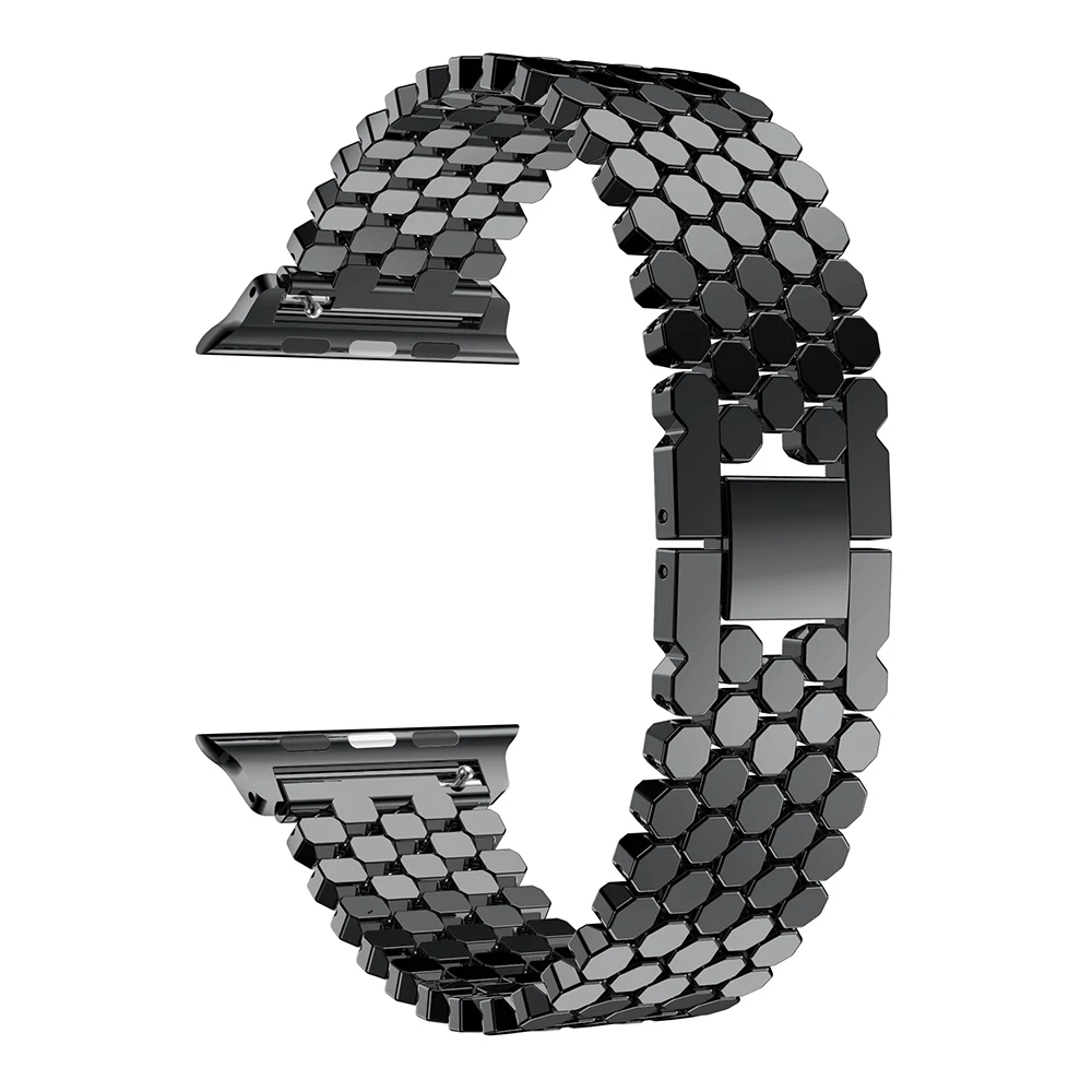 Ремешок OSRUI из нержавеющей стали для Apple Watch 4 Band 44 мм 40 мм iwatch 4 3 2 1 42 мм/38 мм браслет на запястье ремешок для часов ремень