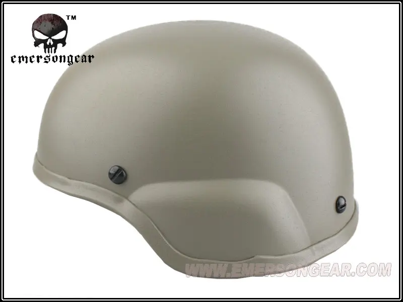 

EMERSON ACH MICH 2000 Helmet Tactical Military Airsoft Helmet EM8975 Black DE