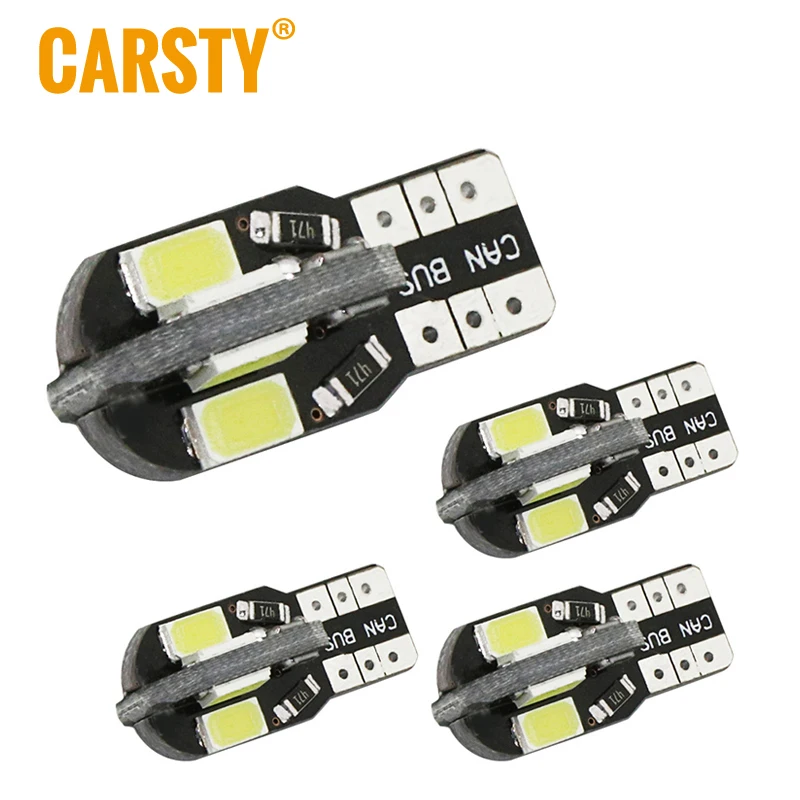 Carsty Новинка ограниченная оптовая продажа 4 шт./лот Canbus T10 8smd 5630 5730 Автомобильные