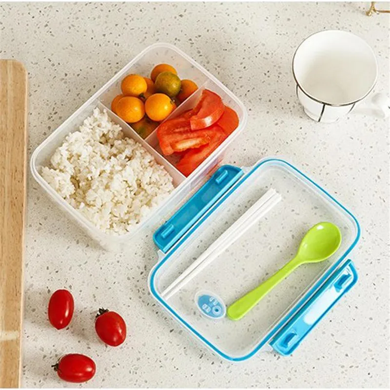 WCIC Portable Bento Lunch Box Outdoor Office Microwave Lunchbox With