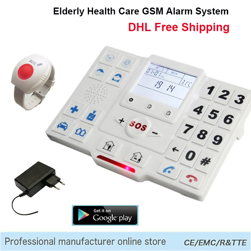 Telephone Alarm System Wireless APP Control Home Security Burglar GSM