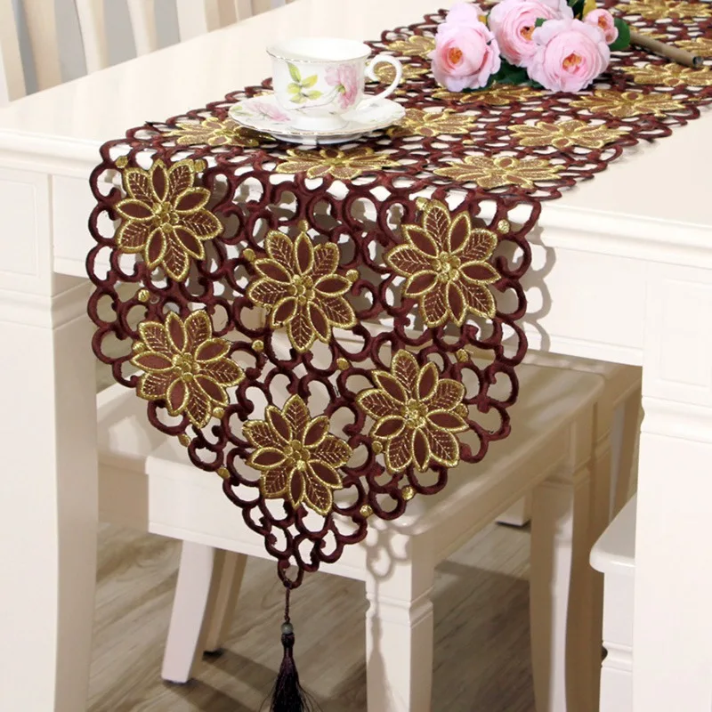 Wholesale Table Runner Modern Embroidered Table Runners