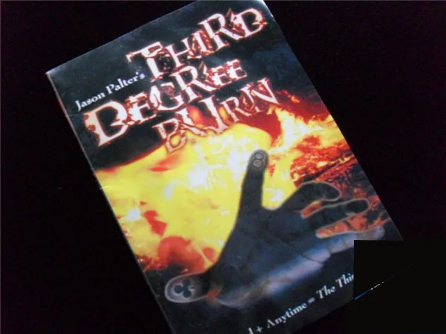 Third Degree Burn Magic Tricks Name Appears on Finger and Thumb Magia Street Close Up Illusions Gimmick Props Mentalism | Игрушки и
