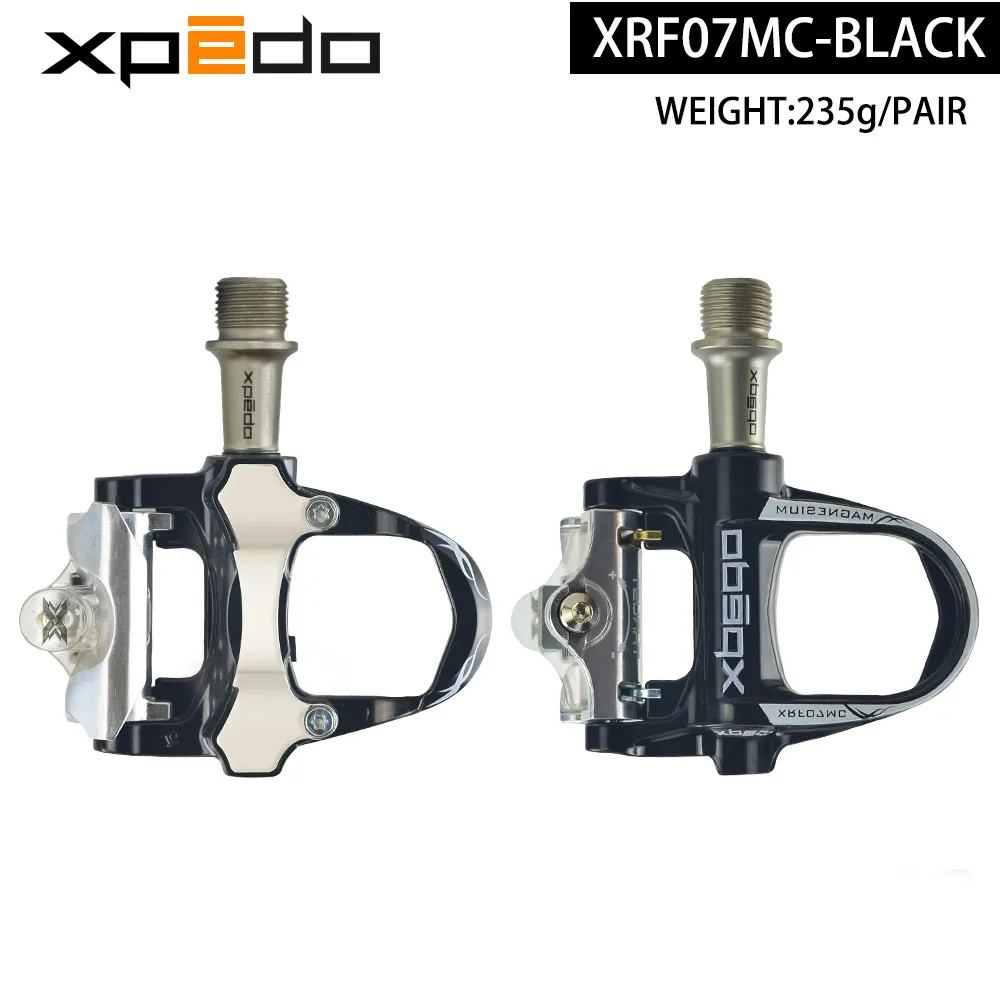 Wellgo XRF07MC 235 г Магний дорожный велосипед из сплава контактные педали с 2 парами вид keo совместимые бутсы самоблокирующаяся педаль - Цвет: black