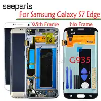 5.5 "サムスンギャラクシー S7 エッジ G935 Lcd ディスプレイ + G935F タッチスクリーンデジタイザ用 S7 エッジ液晶