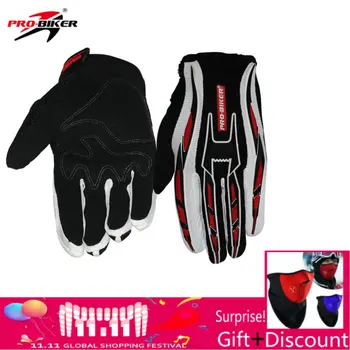 

PRO-BIKER Motorcycle Gloves Motorbike Racing Cycling Full Finger Gloves Bicycle MTB Dirt Bike Motocross Off-Road Riding Gloves