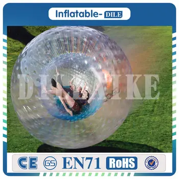 

Free shipping Diameter 0.8mm PVC 3m Inflatable Zorb Ball Zorbing Ball For Land and Water Human Hamster Zorb Ball