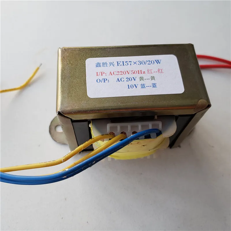 Máquina de Banho Aquecedor de Água Transformador 220 Entrada 20va Ei57 * 30 Testador ar Condicionado Controle 20 v 0.8a 10 0.4a