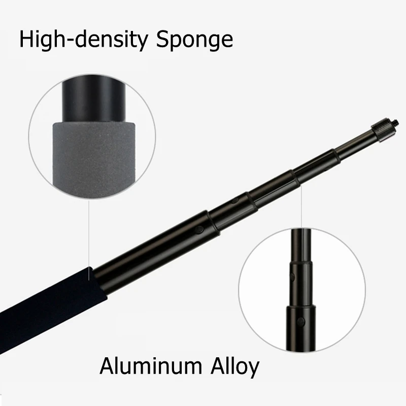 New 2/3M Portable Invisible Selfie Stick Handle Bullet Time