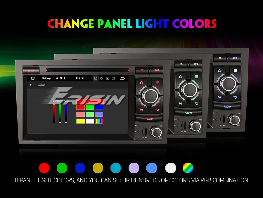 Flash Deal 7" Android 9.0 Pie OS Car DVD Multimedia Navigation GPS Radio for Seat Exeo 2008-2013 with External DAB+ Receiver Box Support 7