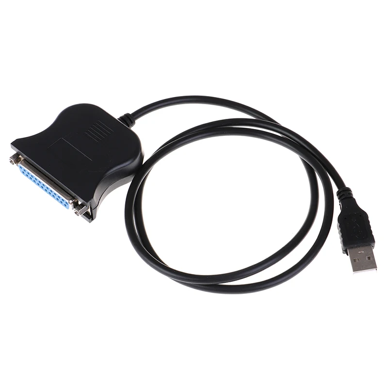 Переходник с USB на гнездо DB25 параллельный Кабельный Шнур адаптер для принтера HP