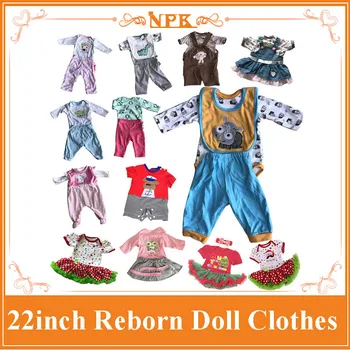 

Best Price 22'' Reborn Baby Doll Clothes With Fashion Style Hot 55cm Silicone Reborn Bebe Doll Accessories For Kids To DIY Dolls