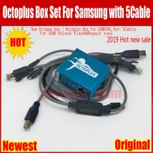 octoplus/octopus коробка для samsung активации для ремонта и вспышки и разблокировки+ 5 кабелей