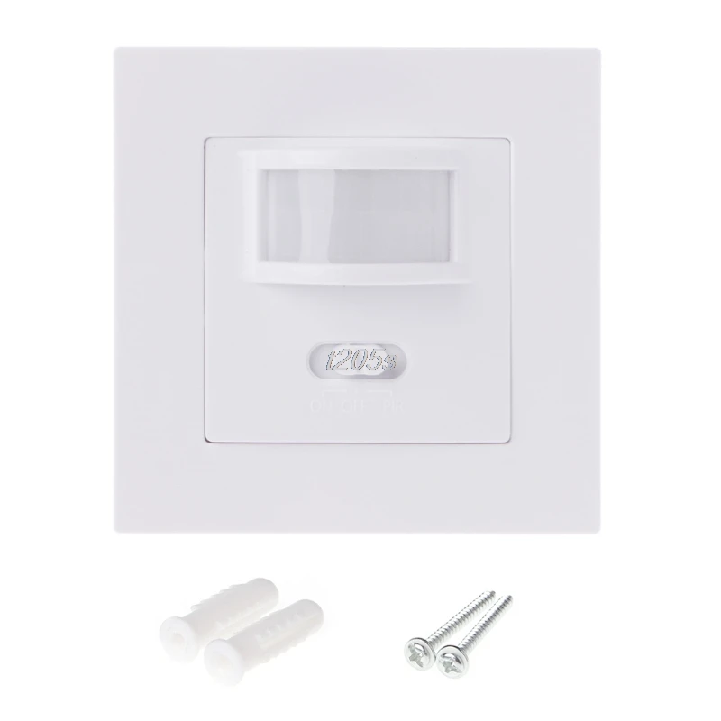 

AC 110V-240V Infrared PIR Motion Sensor Recessed Wall Module Light Switch Q16 Dropship