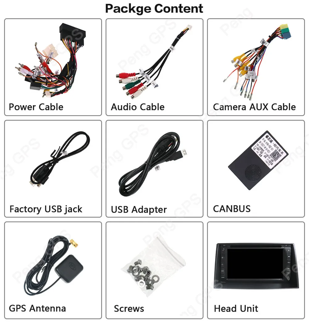 Excellent 4G+32G Octa Core 2 Din Stereo Android 8.0 Car Radio for Hyundai AZERA 2005-2011 GPS Navigation CD DVD Player 1080P Bluetooth 9