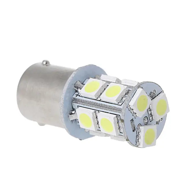 10x White 1156 Ba15s 13 5050 3 Chips Smd Rv Camper Trailer Led Interior Light Bulbs 1073 1141 Backup Reserve Light