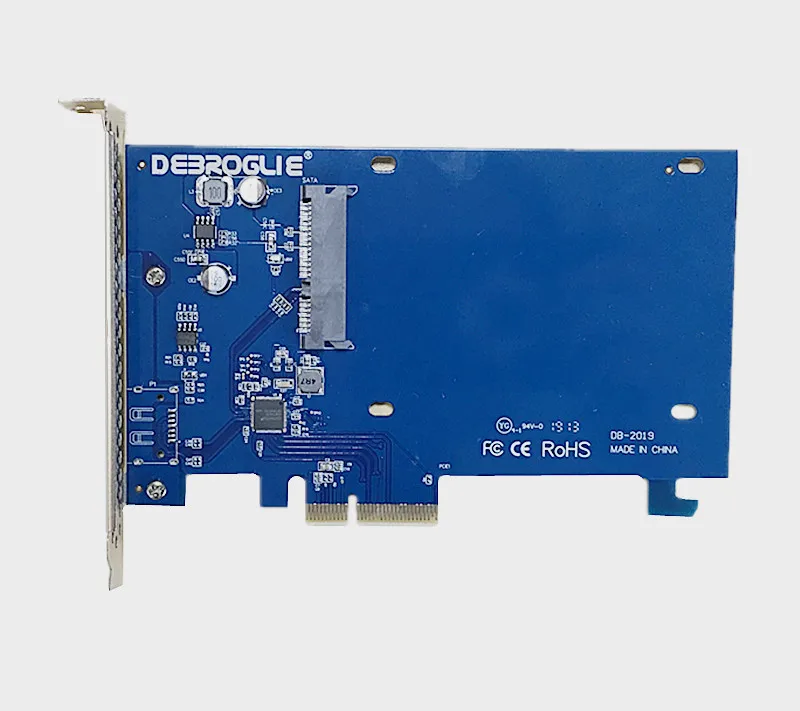 Sata3.0 para Adaptador de Cartão Nova Alta Velocidade Express Ssd Db-2019 x2 Accelerator Cartão Sata Iii Pci - Imagem 3